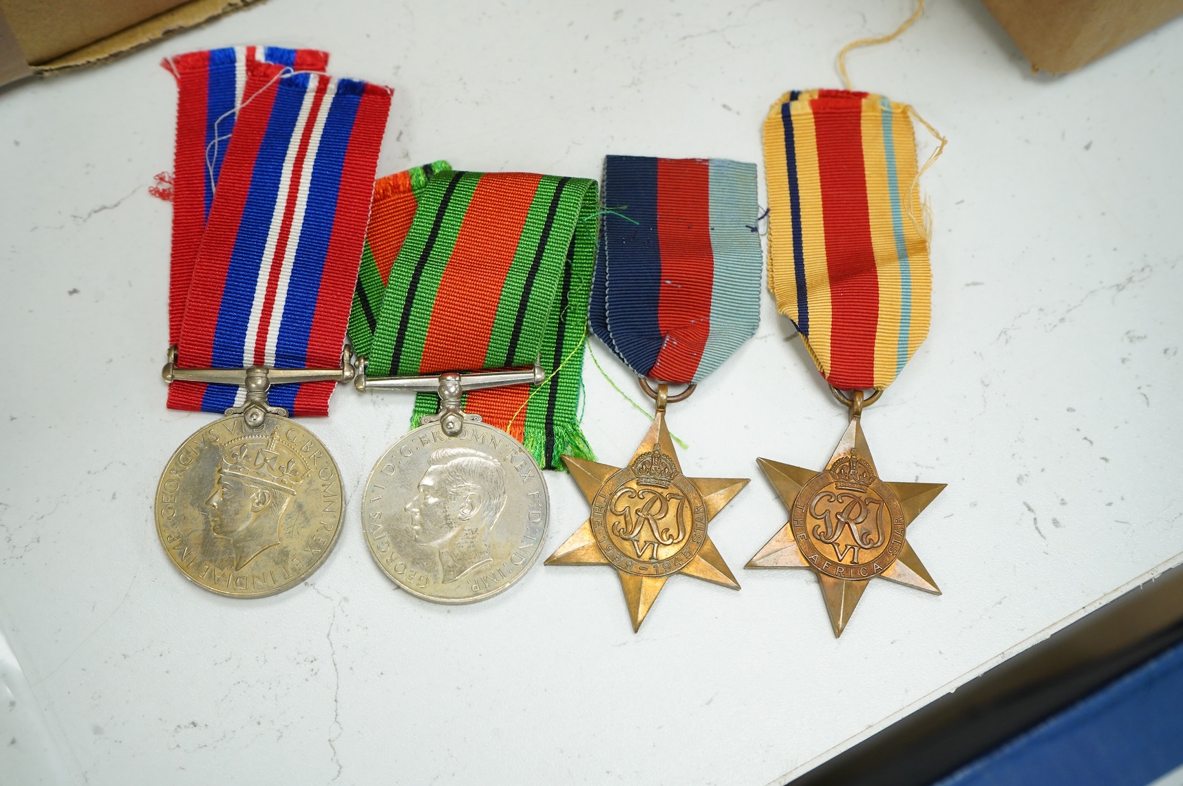 An archive of medals, papers and photographs, mainly relating to Captain Edwin Herbert ‘Teddy’ Bath, of the Somerset Light Infantry (Prince Albert’s), comprising of; four WWII medals including the Africa star and the 193